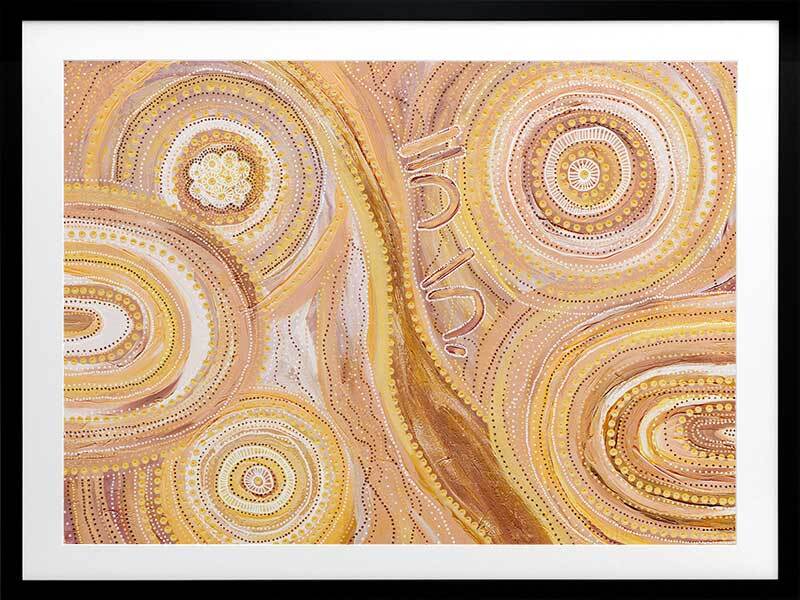 Ngurrbul Light Framed Art Print