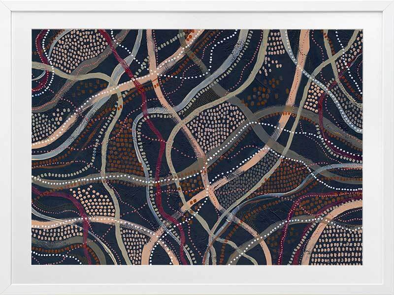 Winya, Bungu Framed Art Print