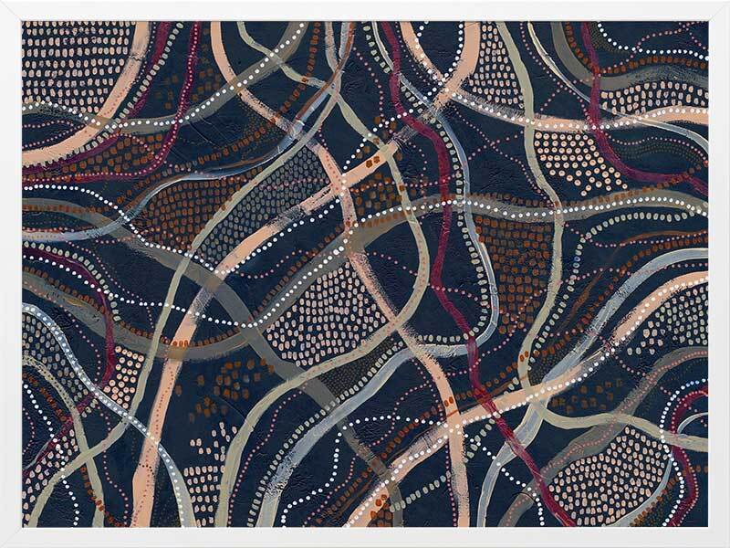 Winya, Bungu Framed Art Print