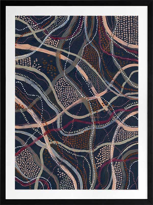 Winya, Bungu Framed Art Print