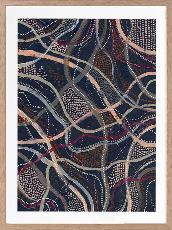 Winya, Bungu Framed Art Print