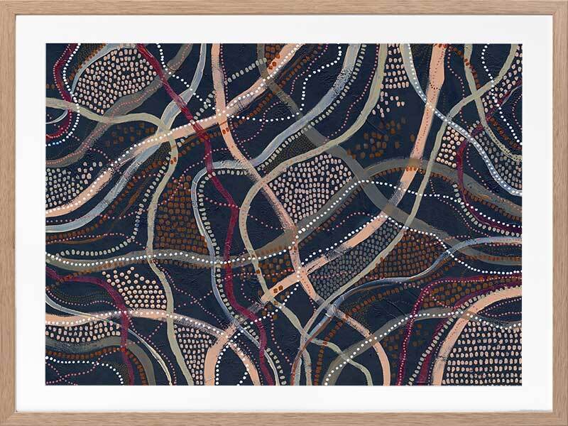 Winya, Bungu Framed Art Print