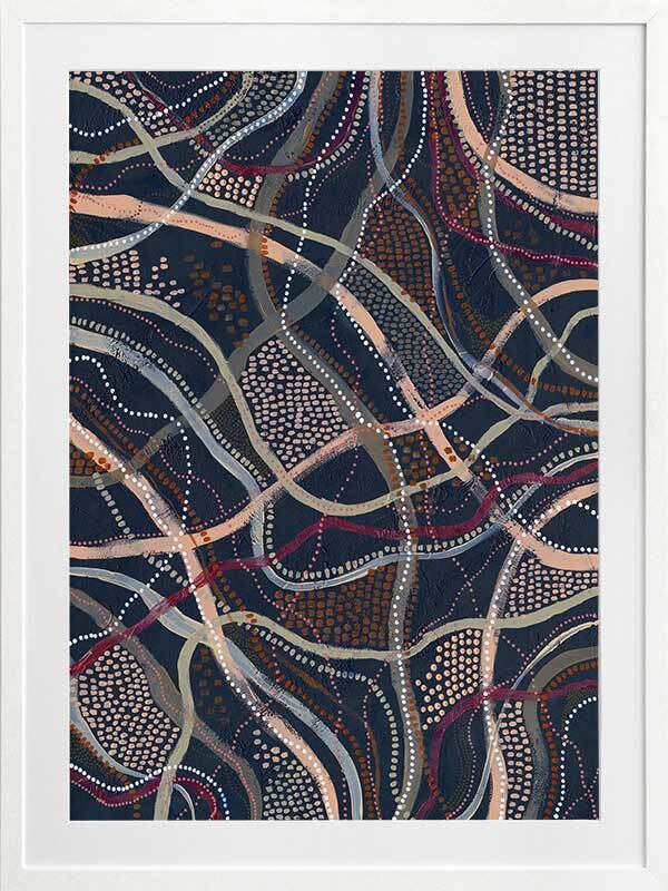 Winya, Bungu Framed Art Print