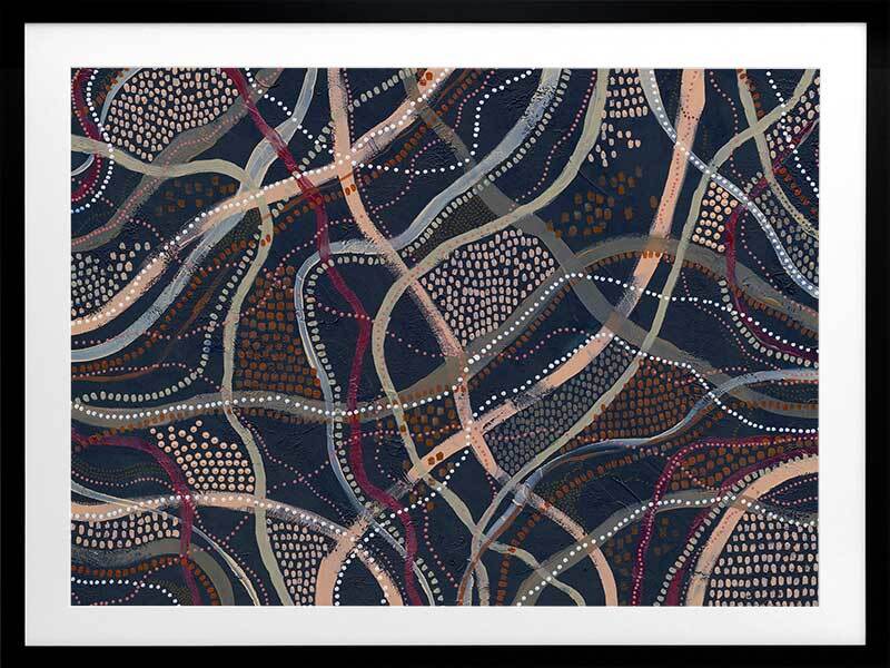 Winya, Bungu Framed Art Print