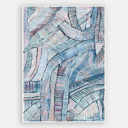 Dhala-bu-nya Bula Blue Unframed Art Print