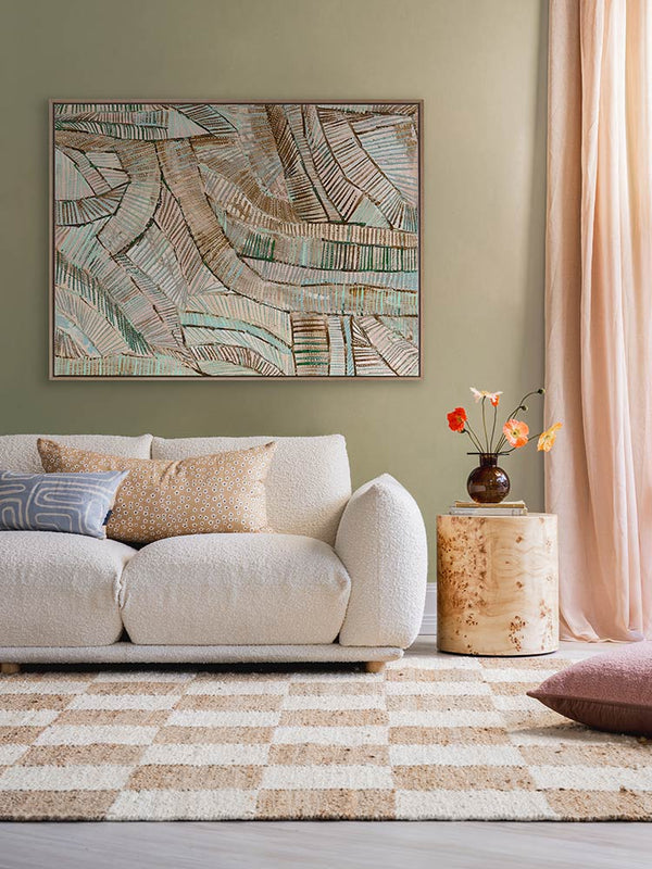 Dhala-bu-nya Bula Green Canvas Art Print | Lifestyle