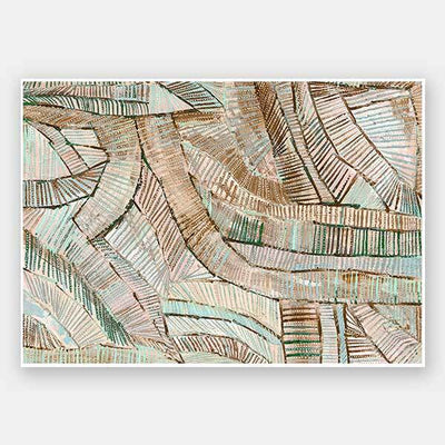 Dhala-bu-nya Bula Green Unframed Art Print