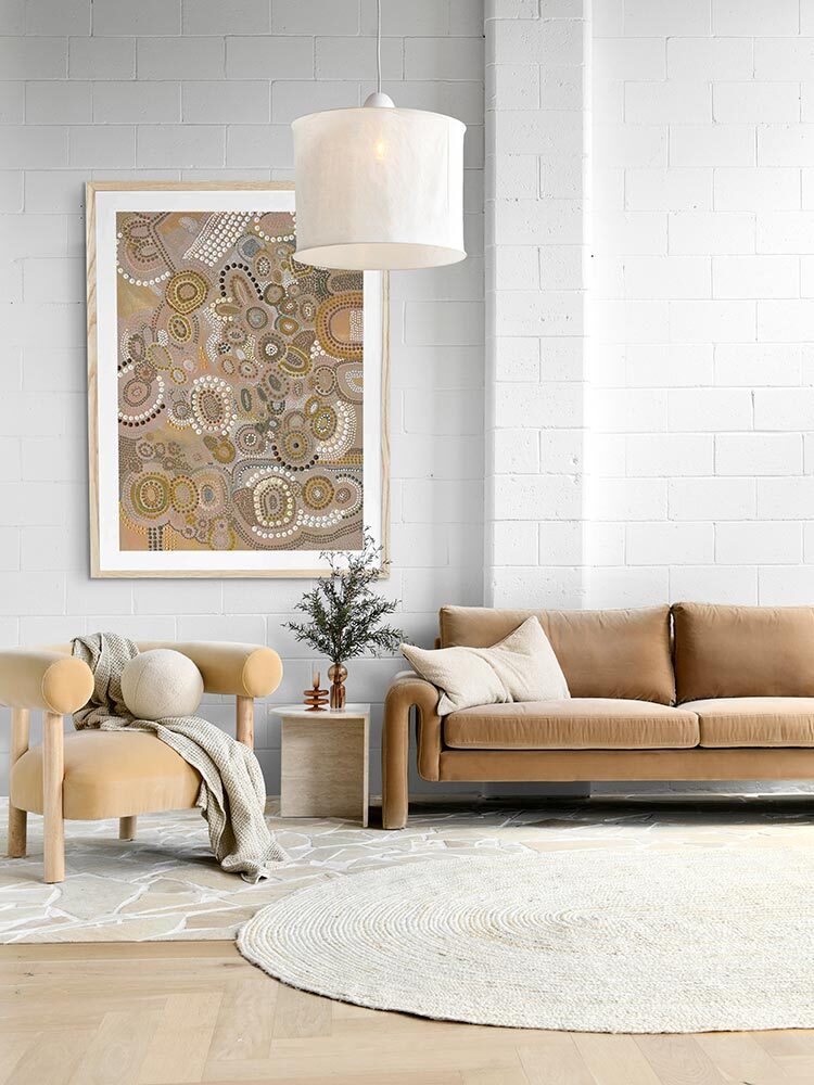 Nganhali Framed Art Print | Lifestyle