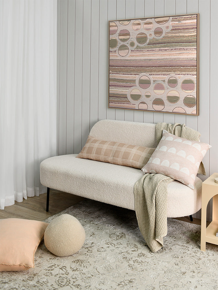 Wiradyuri Yiramiilan Purple Canvas Art Print  | Lifestyle