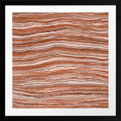 Dhaagun Red Framed Art Print 