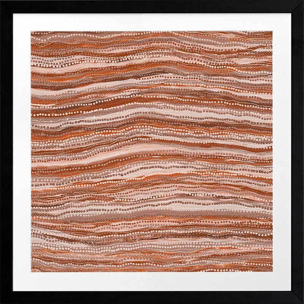 Dhaagun Red Framed Art Print 