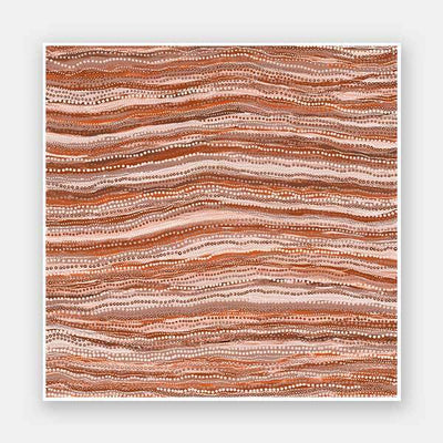 Dhaagun Red Unframed Art Print 