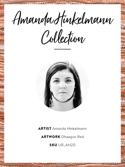 Dhaagun Red Unframed Art Print 