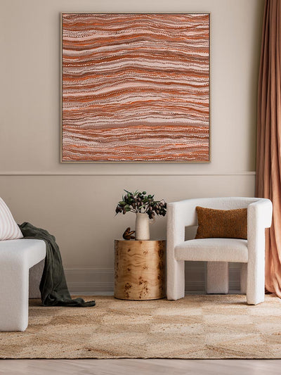 Dhaagun Red Canvas Art Print  | Lifestyle