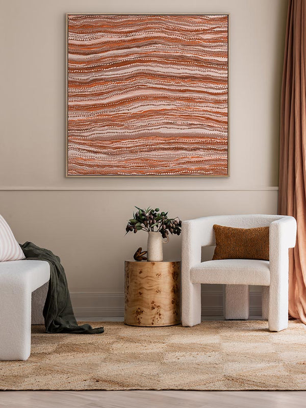 Dhaagun Red Canvas Art Print  | Lifestyle