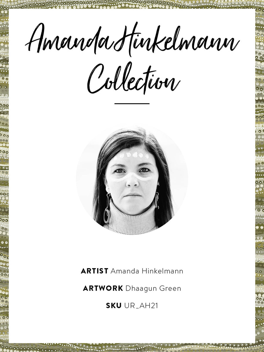 Dhaagun Green Canvas Art Print 