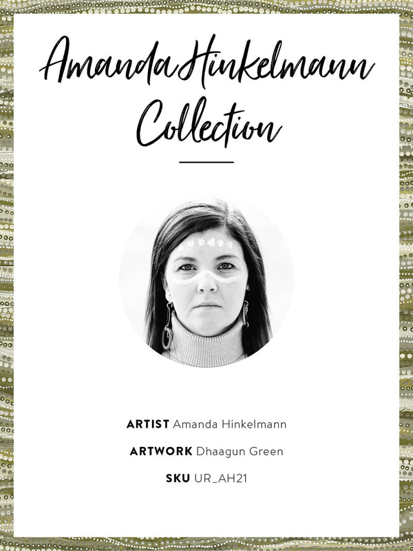 Dhaagun Green Unframed Art Print 