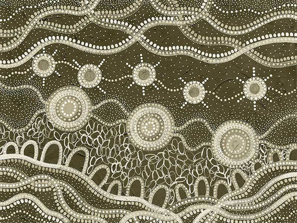 Murriyang Green Canvas Art Print