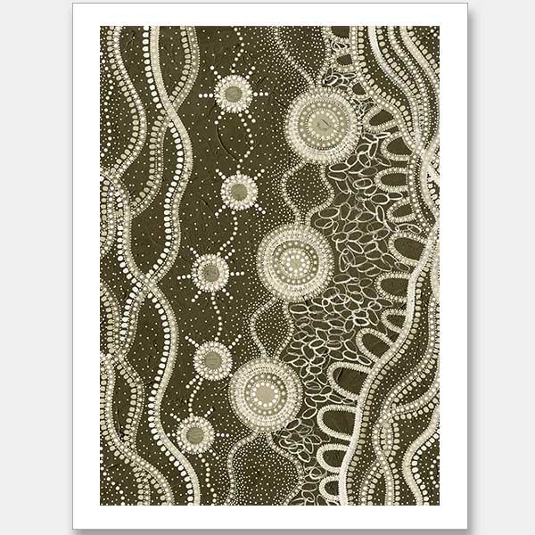 Murriyang Green Unframed Art Print