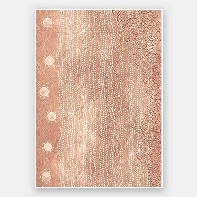 Wubunginya Peach Unframed Art Print