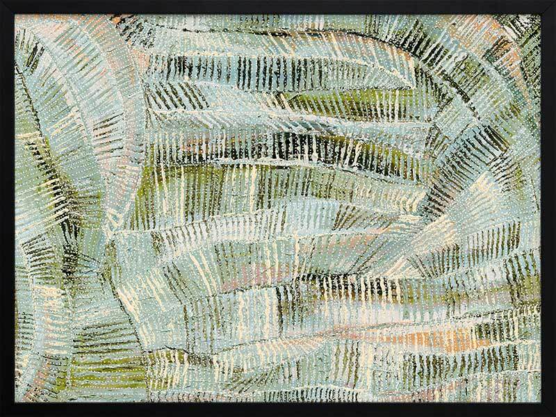 Dhala-Bu-Nya Green Framed Art Print