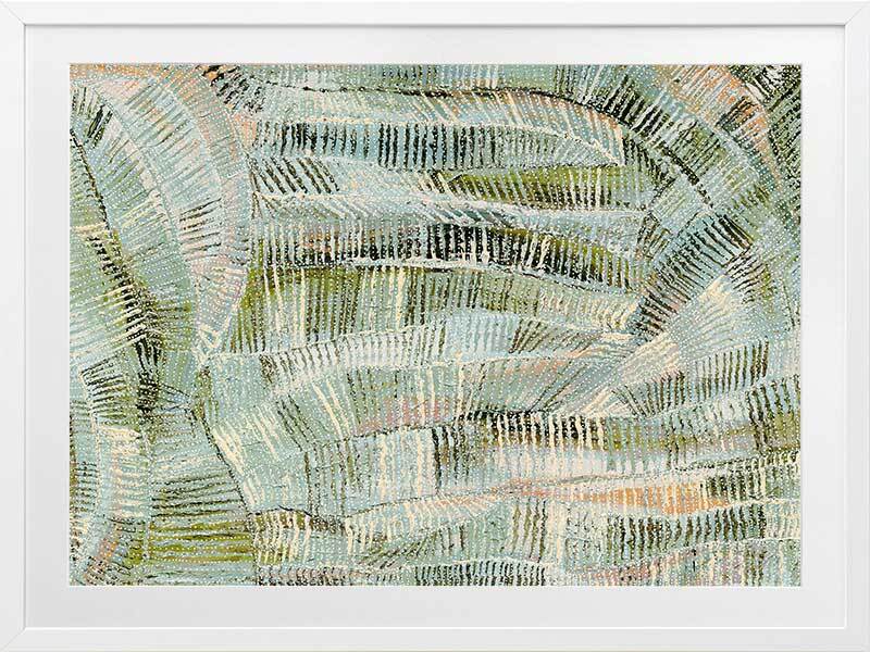 Dhala-Bu-Nya Green Framed Art Print