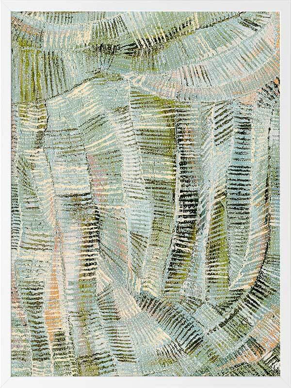 Dhala-Bu-Nya Green Framed Art Print