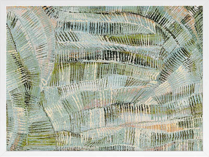 Dhala-Bu-Nya Green Framed Art Print