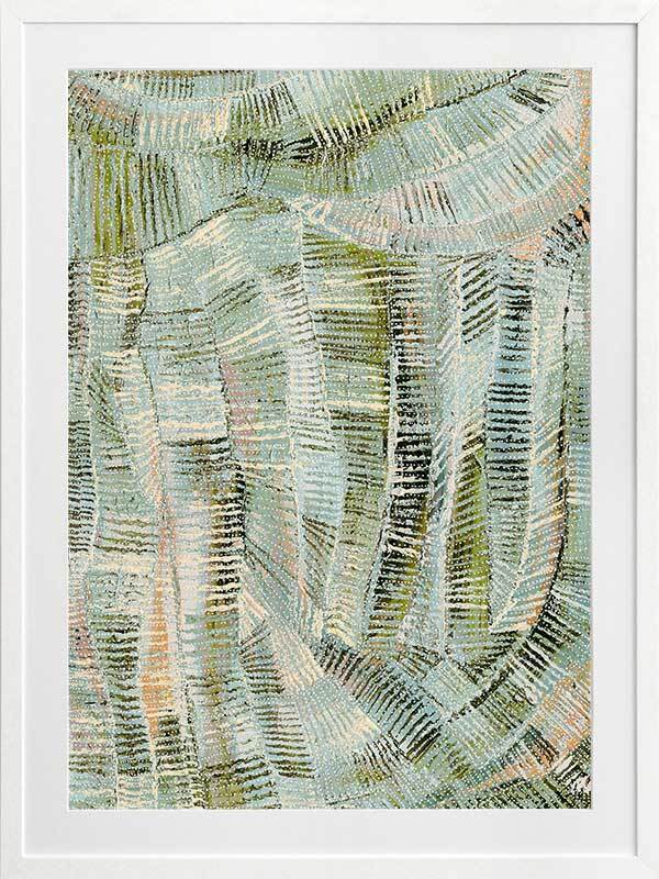 Dhala-Bu-Nya Green Framed Art Print