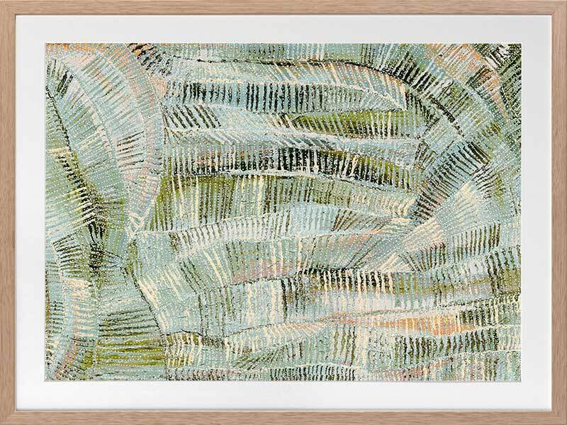 Dhala-Bu-Nya Green Framed Art Print