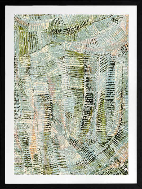 Dhala-Bu-Nya Green Framed Art Print