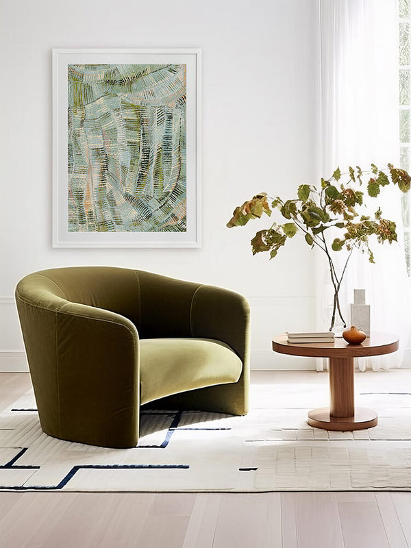 Dhala-Bu-Nya Green Framed Art Print | Lifestyle