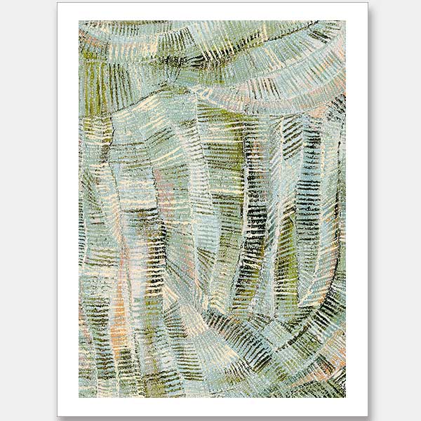 Dhala-Bu-Nya Green Unframed Art Print
