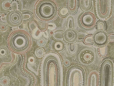 Yinaagang Green Canvas Art Print