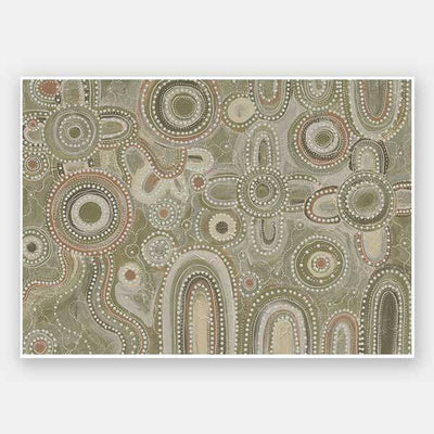 Yinaagang Green Unframed Art Print