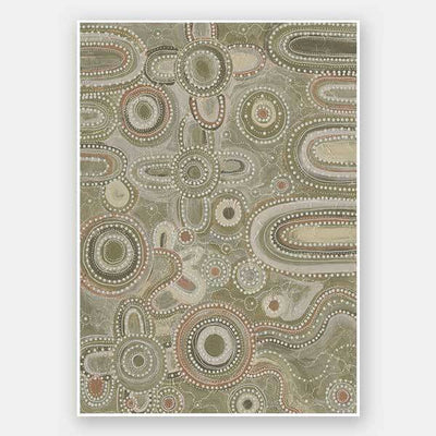 Yinaagang Green Unframed Art Print