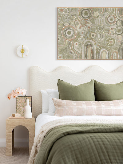 Yinaagang Green Canvas Art Print | Lifestyle