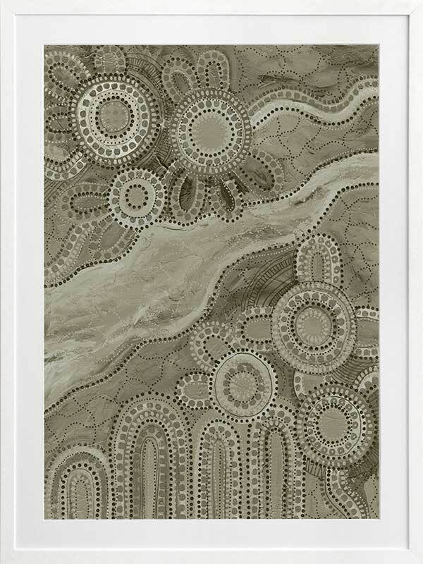 Bila III Green Framed Art Print