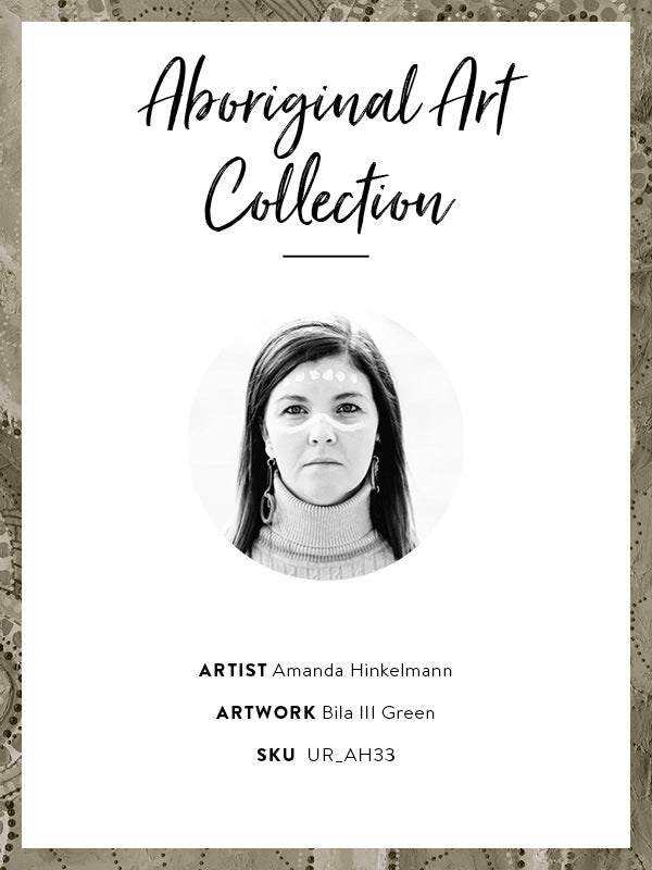 Bila III Green Framed Art Print