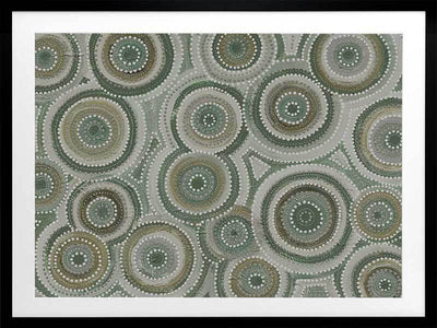 Nirrangi II Green Framed Art Print