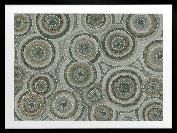 Nirrangi II Green Framed Art Print