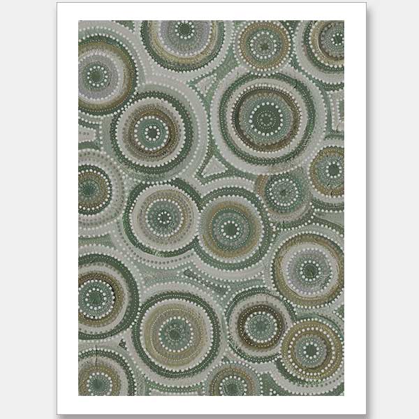 Nirrangi II Green Unframed Art Print