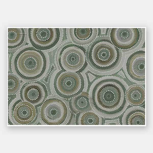 Nirrangi II Green Unframed Art Print