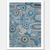 Yinaagang Blue Unframed Art Print