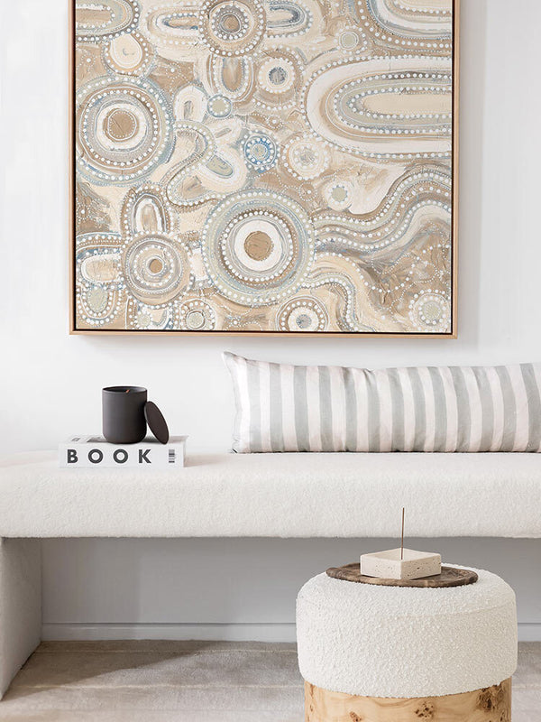 Yinaagang Neutral Canvas Art Print | Lifestyle