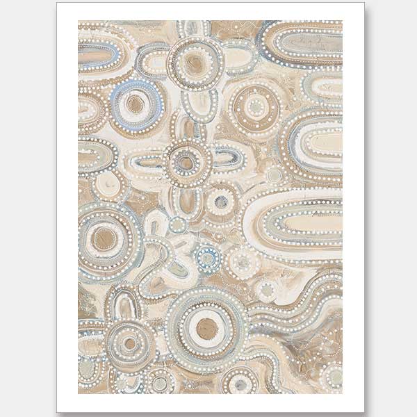 Yinaagang Neutral Unframed Art Print