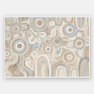 Yinaagang Neutral Unframed Art Print