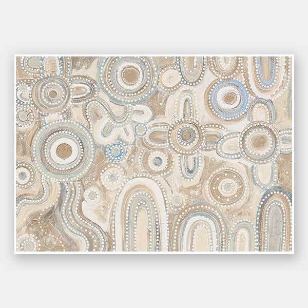 Yinaagang Neutral Unframed Art Print