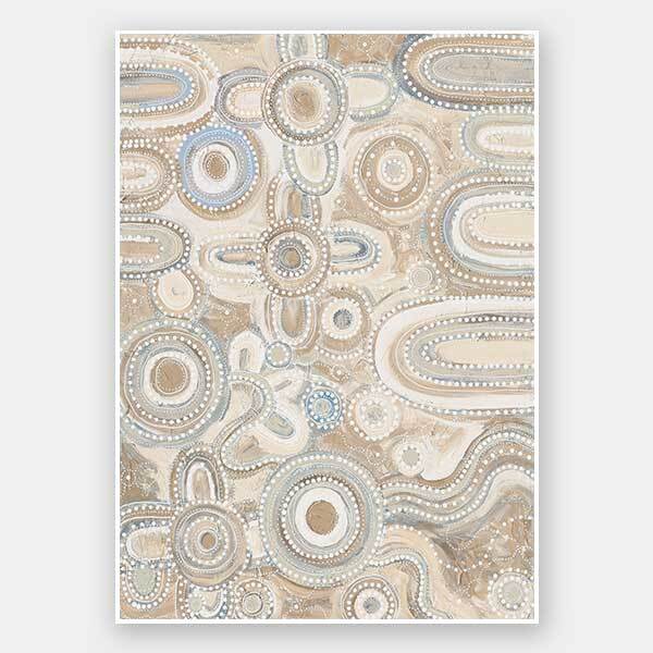 Yinaagang Neutral Unframed Art Print