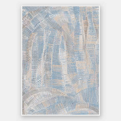 Dhala-Bu-Nya Light Blue Unframed Art Print